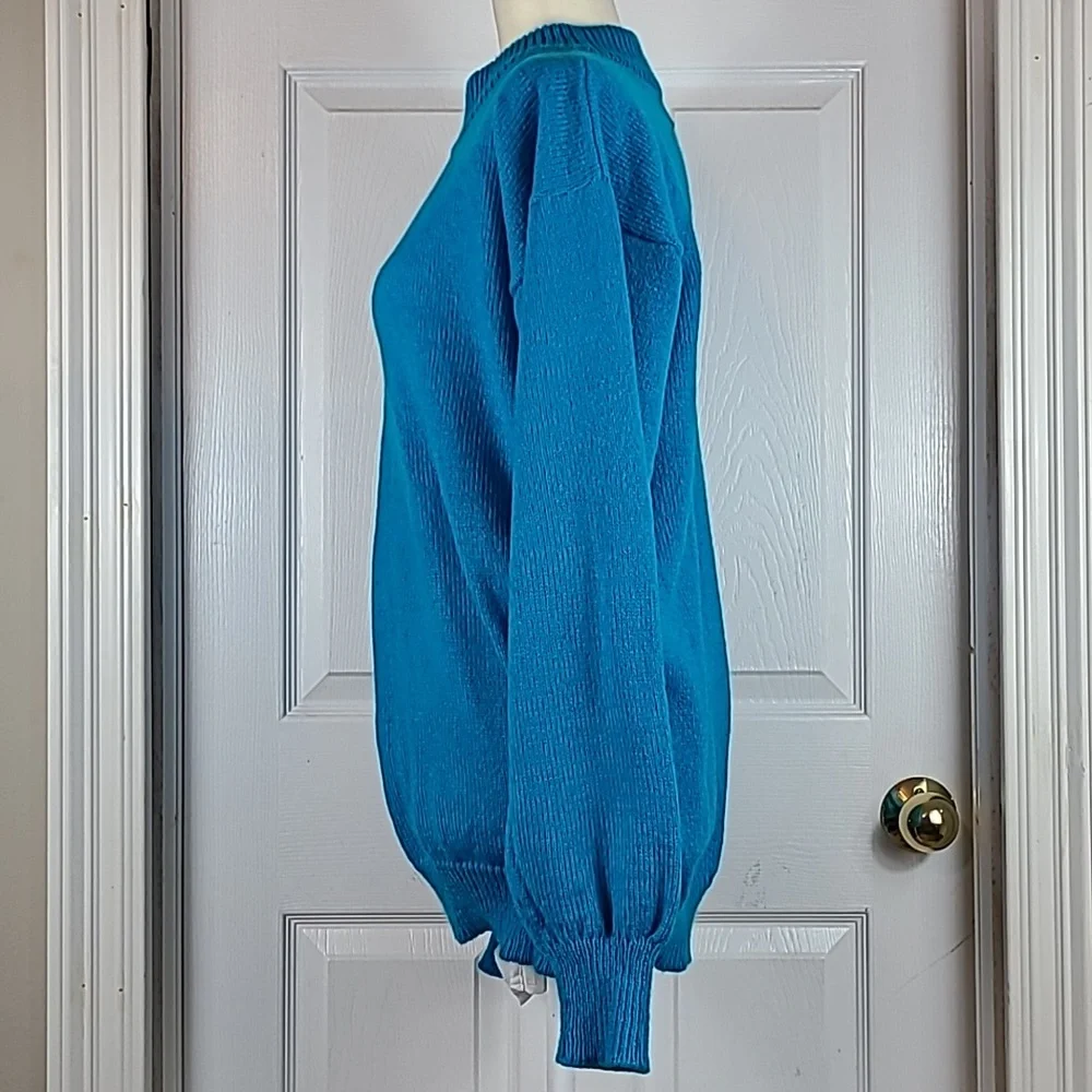 Handknit Mock Neck Sweater - Picture 5 of 9